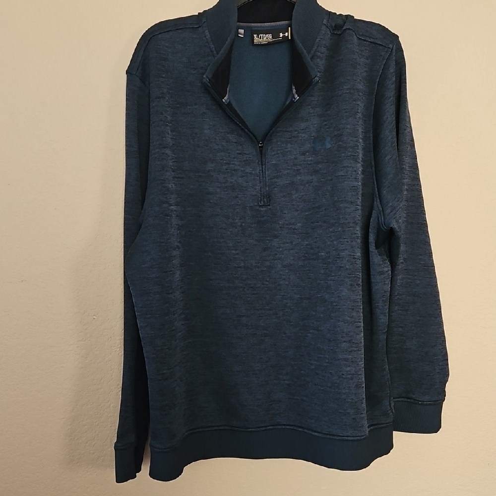 Under Armour Teal Fleece Quarter-Zip‎ Pullover XL